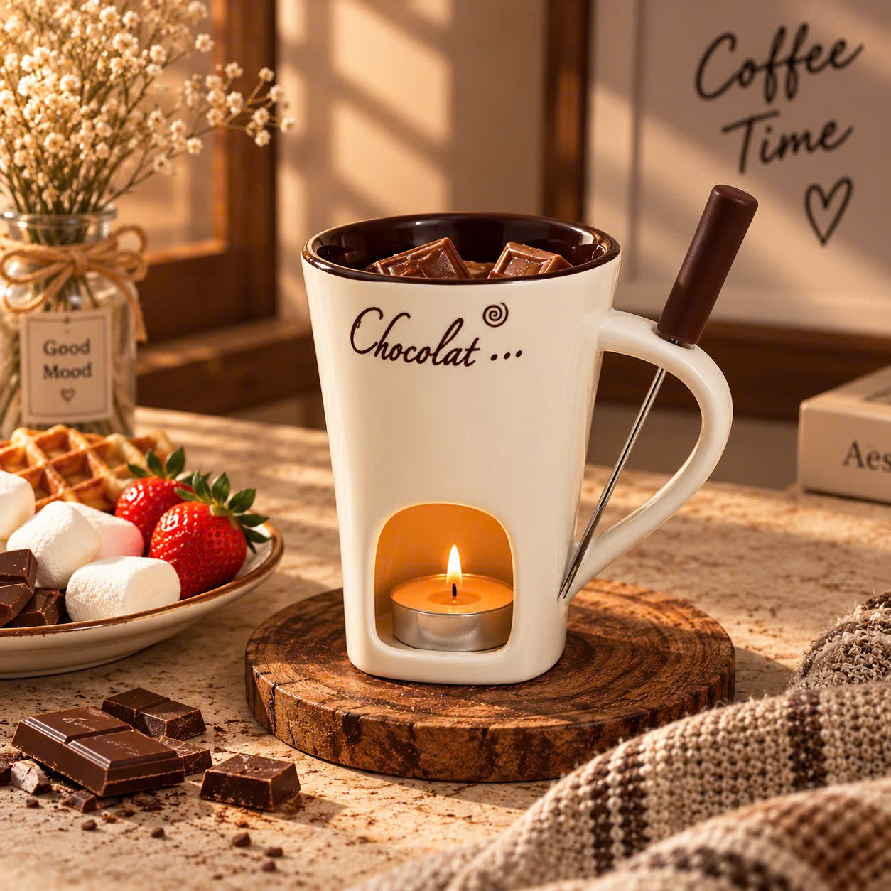 Norevia white melting mug